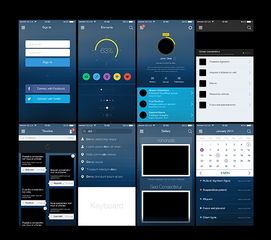 手機軟件界面設計ui交互圖片素材 高清psd模板下載 7.21mb 企業(yè)官網大全